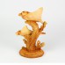 Carved Wood-effect Coral and Rays, natural, 18cm