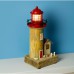 Lighthouse with LED Light, 21x10cm