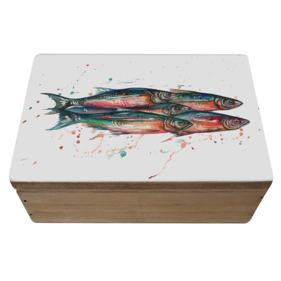 Meg Hawkins Sardine Shoal Box, 15x10cm