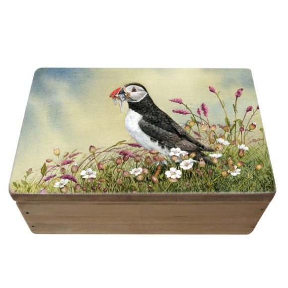 Jennifer Bell Fish Supper (Puffin) Box, 15x10cm