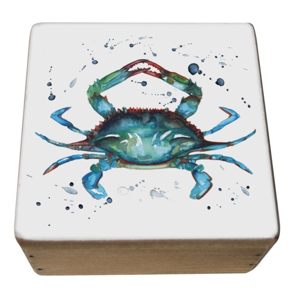 Meg Hawkins Crab Box, 9x9cm