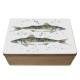 Meg Hawkins Double Mackerel Box, 15x10cm