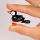 Miniature Glass Standing Puffin, 3cm