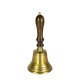 6" Aluminium Handbell, antique brass finish