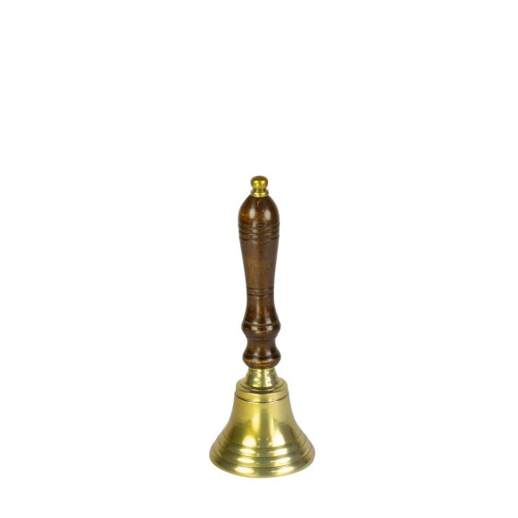 3" Aluminium Handbell, antique brass finish