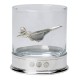 Pewter-mounted Whisky Tumbler with Concorde Badge