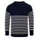 Breton Crew Sweater, navy, S