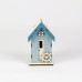 Beach Hut with Wheel, 12cm