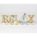 "Relax" Sign, 26cm