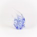 Glass Angel Fish, blue swirl, 12cm