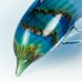 Glass Dolphin, blue/green, 14cm