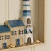 Framed Lighthouse and 2 Cottages, 18cm 