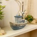 Wooden Fishing Boat, 18cm