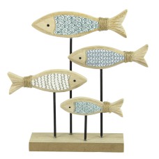 Shoal of Fish on Stand, 18cm