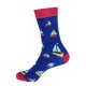 Boat Socks, red/blue