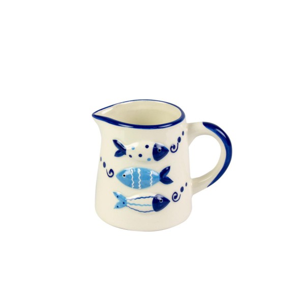 Fish Tales Raised Design Milk Jug, 200ml