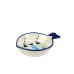 Fish Tales Raised Design Teabag Tidy/Snack Dish, 17cm