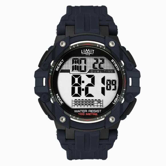 Limit Digital Watch, Black/Navy